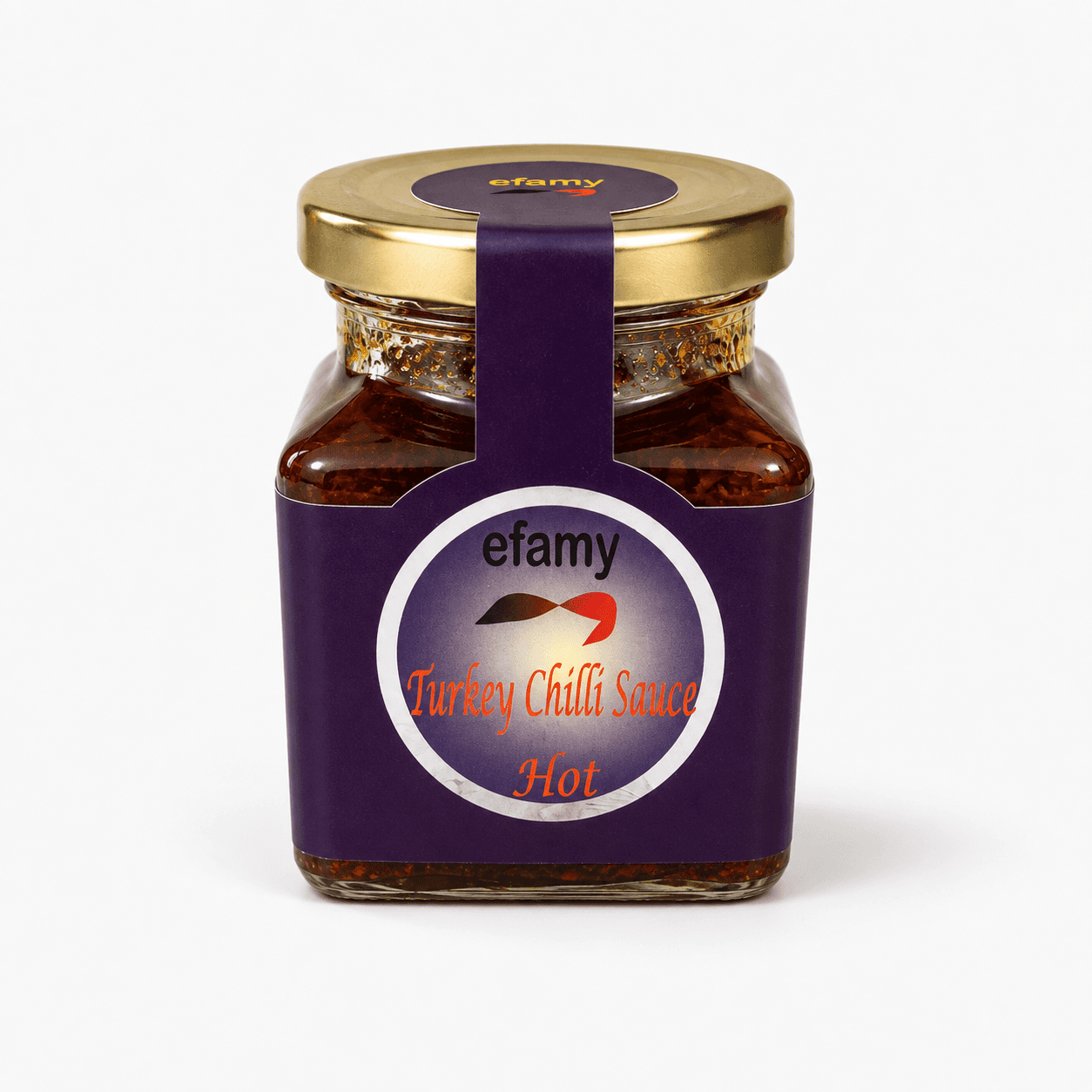 Jar of Efamy turkey chilli sauce